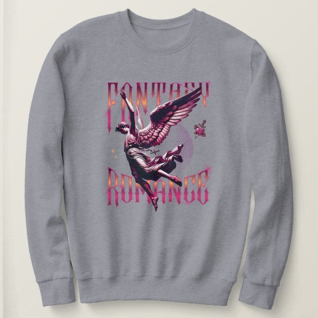 Sweatshirt Imaginaire Romance Angel Book Club (Design devant)