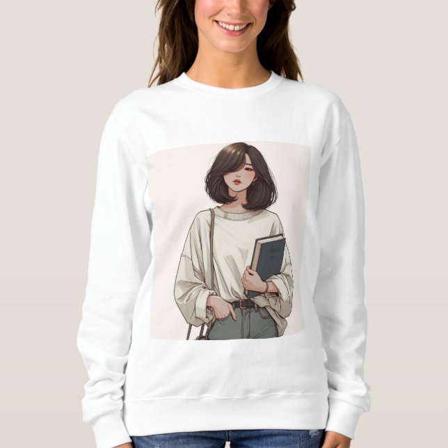 Sweatshirt imprimé Animé pour femmes | Vêtements d (Devant)