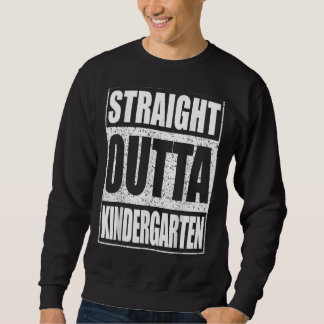 Sweatshirt Imprimer Graduation Senior 2022 Straight Outta Kin