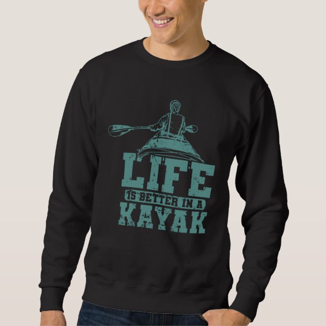 Sweatshirt in a Kayak Paddle Boat (Devant)