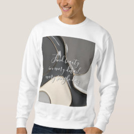 Sweatshirt in abstrakter Grafik