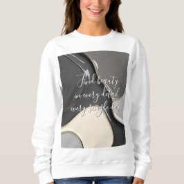 Sweatshirt in abstrakter Grafik