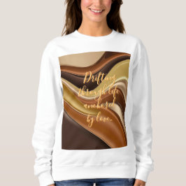 Sweatshirt in abstrakter Grafik