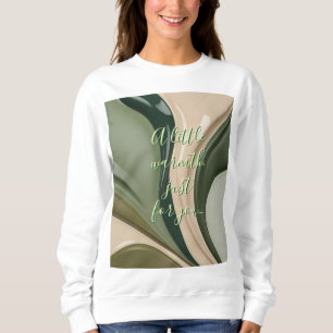Sweatshirt in abstrakter Grafik