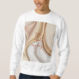 Sweatshirt in abstrakter Grafik