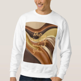 Sweatshirt in abstrakter Grafik