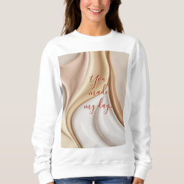 Sweatshirt in abstrakter Grafik