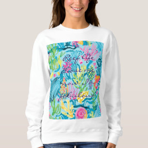 Sweatshirt in stylischer Grafikoptik