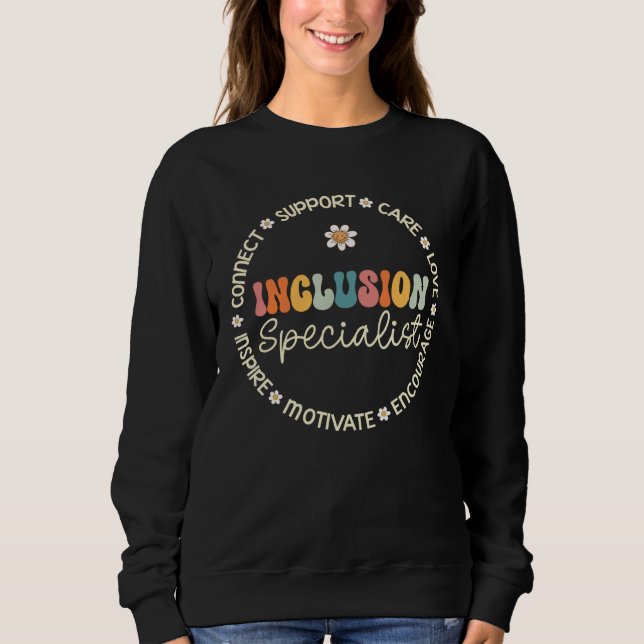 Sweatshirt Inclusion Specialist Appreciation Week Back to Sch (Devant)