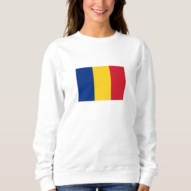 Sweatshirt Indicateur Roumanie (Devant)