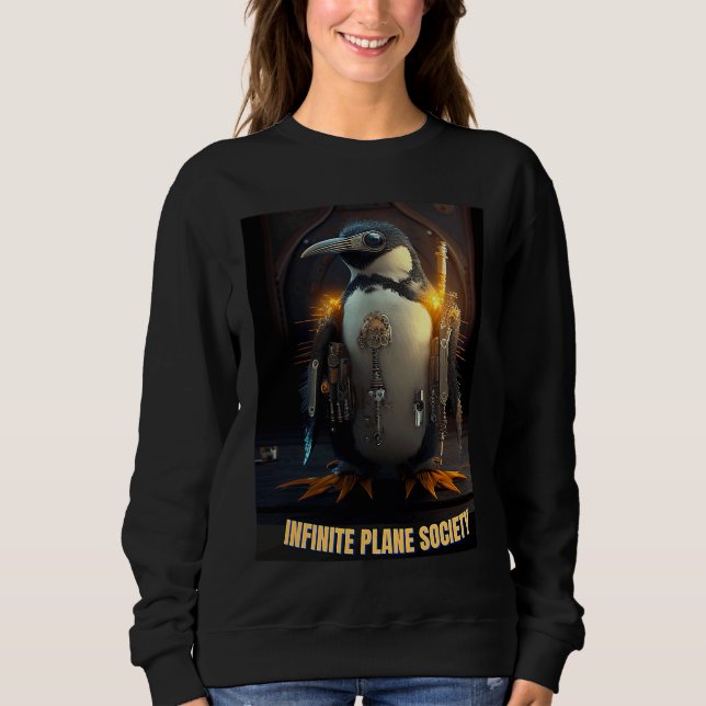 Sweatshirt Infinite Plane Society Steampunk Pengiun (Devant)