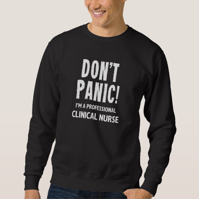 Sweatshirt Infirmière clinique (Devant)