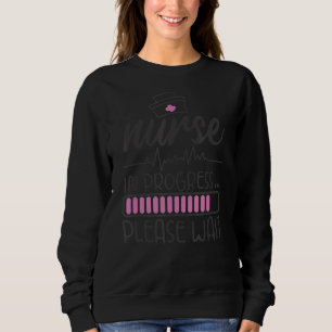 Sweatshirt Infirmière En Cours Infirmière Étudiante Futur Inf