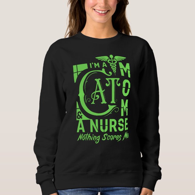 Sweatshirt Infirmière maternelle - Drôle cadeau pour les infi (Devant)
