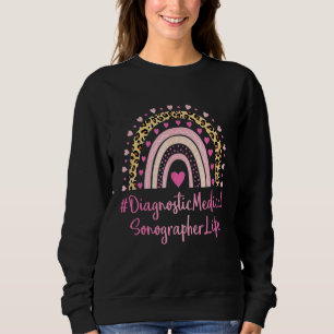 Sweatshirt Infirmière Médicale de diagnostic Empreinte de léo