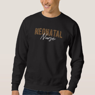 Sweatshirt Infirmière néonatale Leopard NICU Infirmière