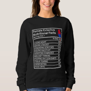 Sweatshirt Informations nutritionnelles sur les perroquets I