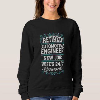 Sweatshirt Ingénieur automobile à la retraite Nouvelle emploi