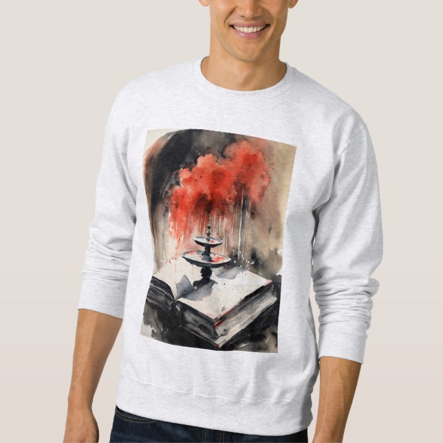 Sweatshirt "Inkwell Legacy : Timeless Writing Art" (Devant)