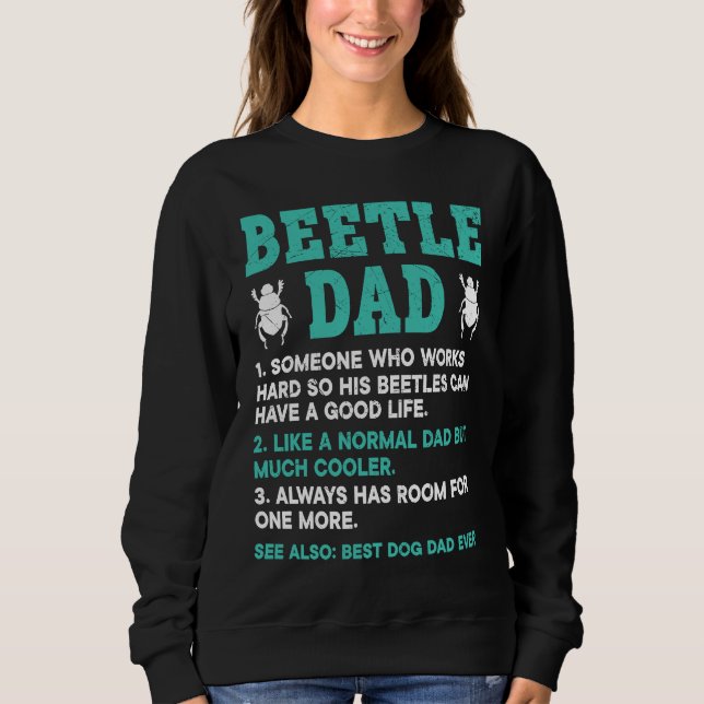 Sweatshirt Insect  Entomology Future Entomologist Beetle Dad (Devant)