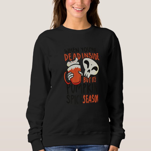 Sweatshirt Inside dead pumpkin season   (Devant)
