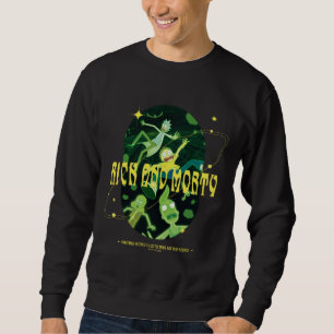 Sweatshirt Insigne de devis de décrochage de Rick et Morty