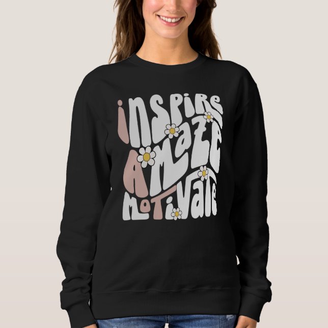 Sweatshirt Inspire Amaze Motivate Occupational Therapy OT Squ (Devant)