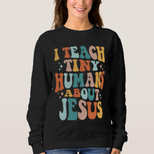 Sweatshirt Inspirer la foi avec j'enseigne de minuscules huma