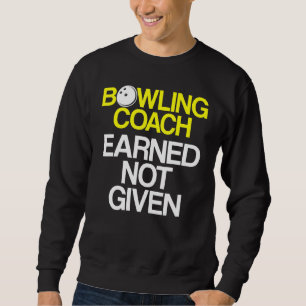 Sweatshirt Instructeur d'équipe de Bowling Coach 4
