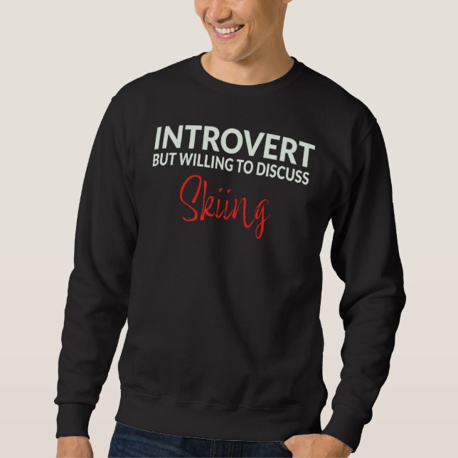Sweatshirt Introduction au ski (Devant)