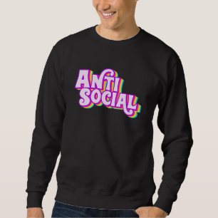 Sweatshirt Introverti Arc-en-ciel antisocial Introvertir