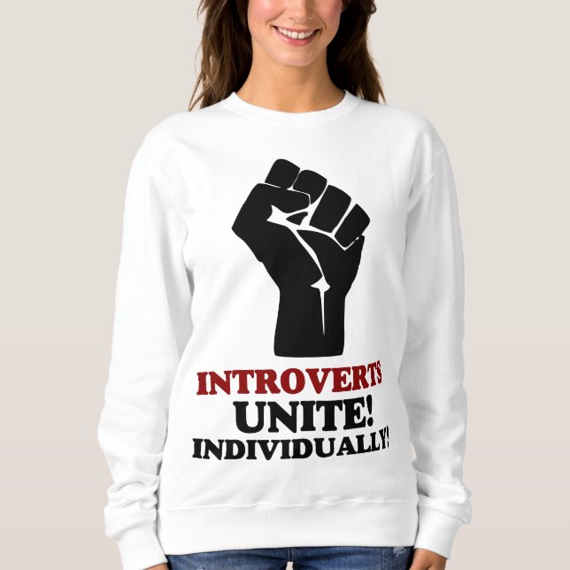 Sweatshirt Introverties Unite (Devant)