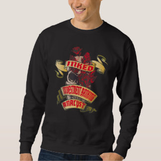 Sweatshirt Investment Banking Analyst Inked Skull & Red Roses