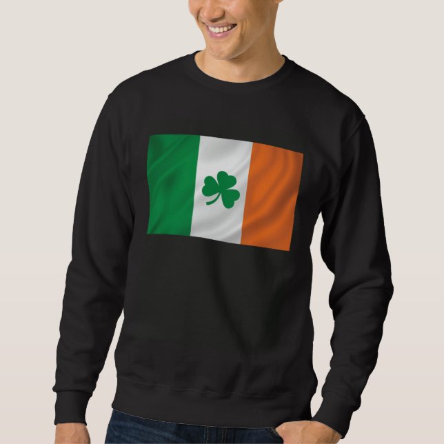 Sweatshirt Irish Flag Irish Pride Shamrock (Devant)