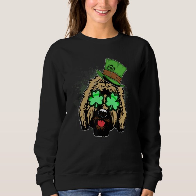 Sweatshirt Irish Goldendoodle Doodle Dog   St Patricks Day Pe (Devant)