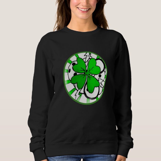 Sweatshirt Irish lucky shamrock St Patricks Day  2 (Devant)