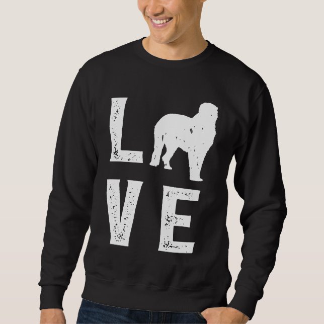 Sweatshirt Irish Wolfhound Love (Devant)