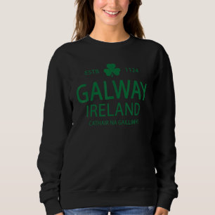 Sweatshirt Irlande Et Irish Ancestry Comté Galway 14