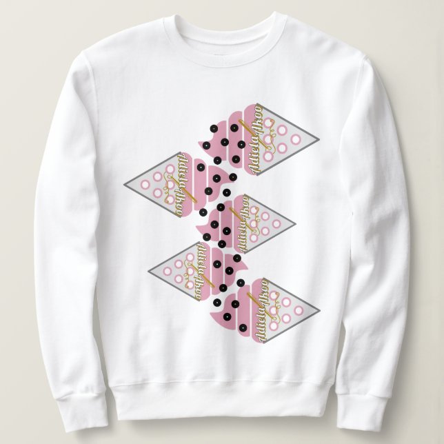 Sweatshirt irrésistible de crème glacée arrose (Design devant)