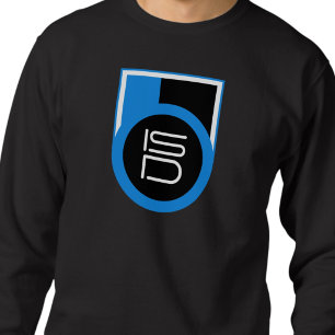 Sweatshirt ISD Noir Bleu Blanc Streetwear Urbain