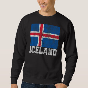 Sweatshirt Islande Islande Drapeau Fierté Racines Pays Famill