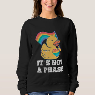 Sweatshirt It Was Probably Not A Phase Of Gay Lgbt Rainbow Du
