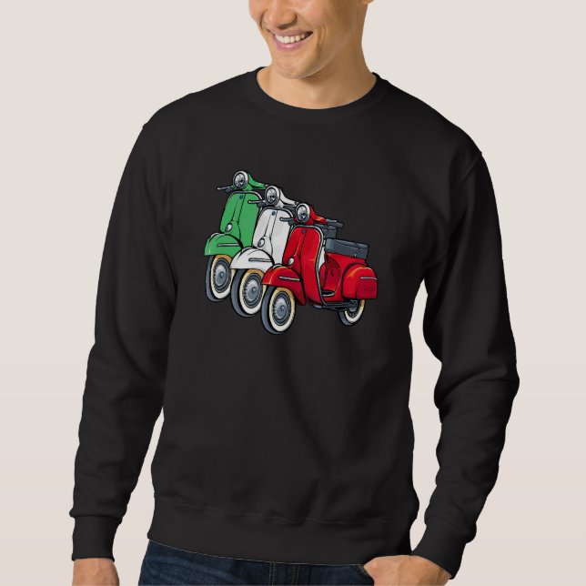 Sweatshirt Italien Biker Bike Rider Motorcycle Love Italie Sc (Devant)