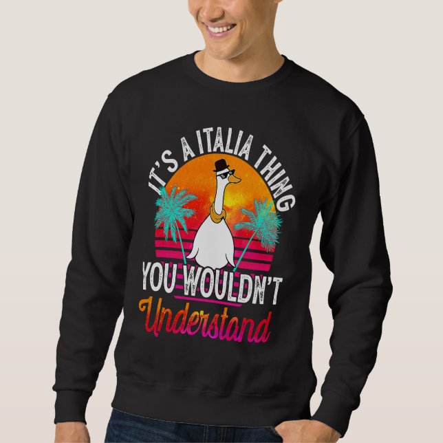 Sweatshirt It's A Italia Thing You Wouldn't Understand  Itali (Devant)