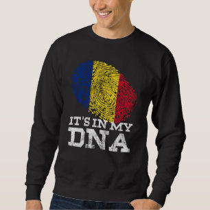 Sweatshirt It's In My DNA Romanian American Venin Cool Romani