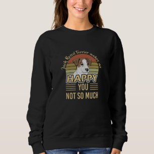 Sweatshirt Jack Russell Terrier Dog Heureux Pour Le Propriéta