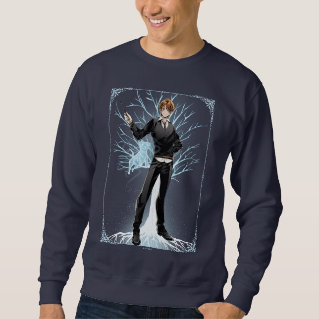 Sweatshirt Jack Russell Terrier Patronus d'Anime Ron Weasley (Devant)