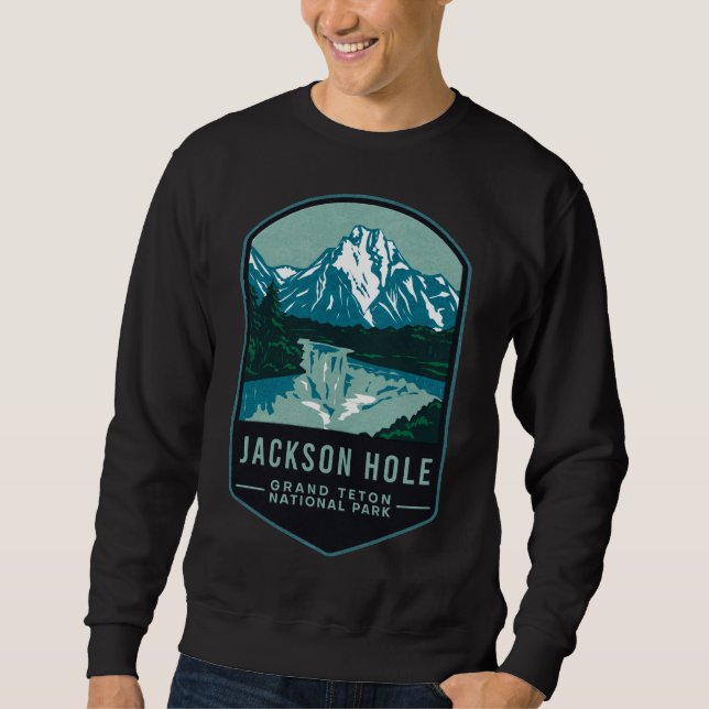 Sweatshirt Jackson Hole Grand Teton National Park (Devant)