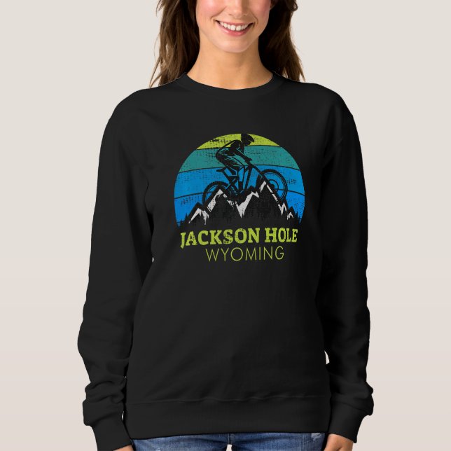 Sweatshirt Jackson Hole VTT Wyoming (Devant)