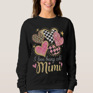 Sweatshirt J'adore être appelé Mimi Grand-mère Fête des mères